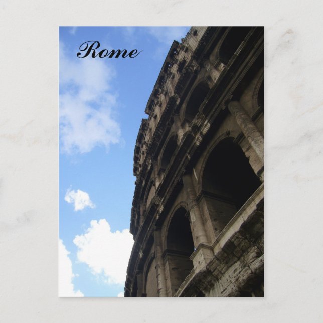 colosseum rome postcard (Front)