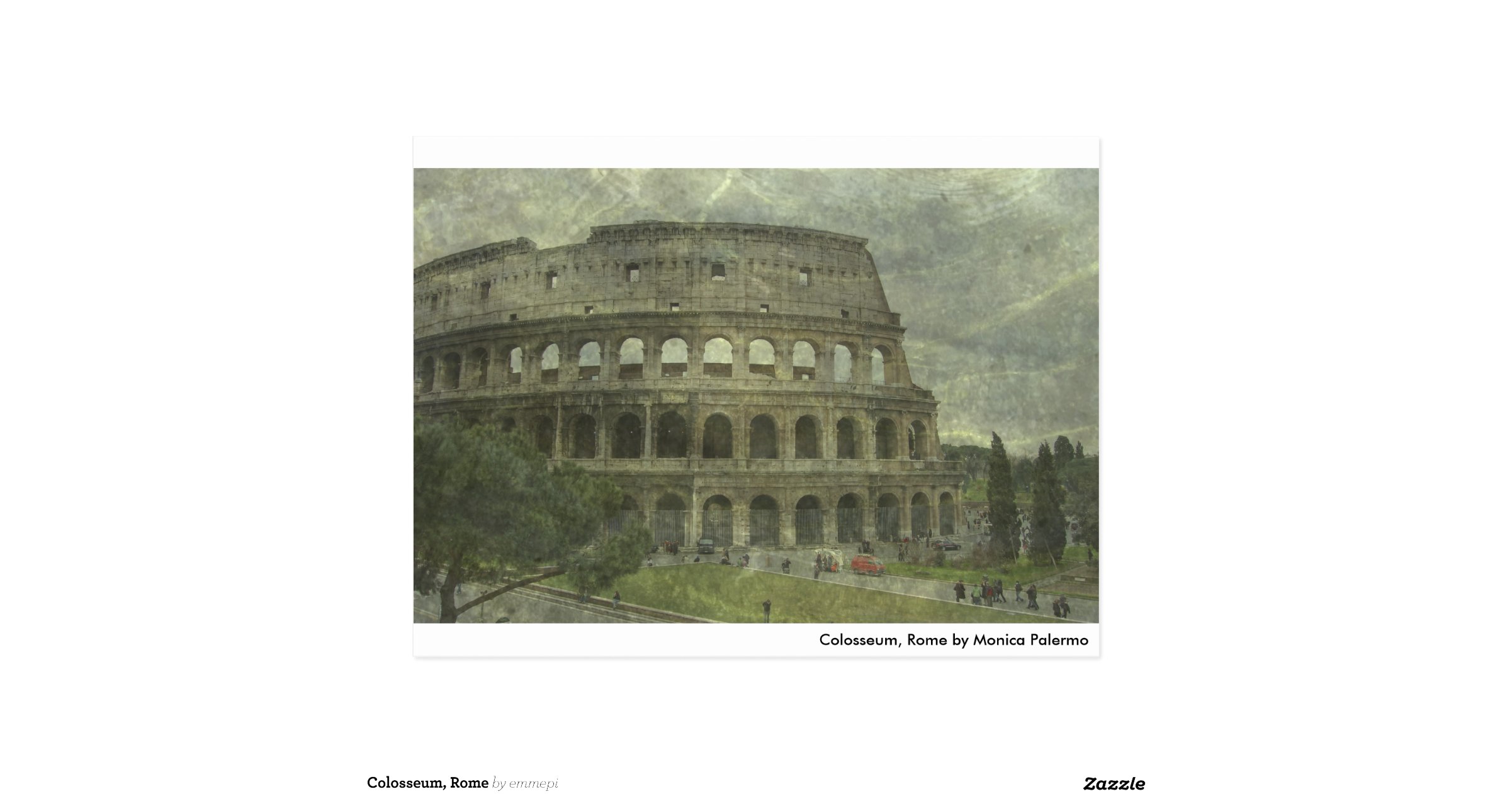 Colosseum, Rome Postcard | Zazzle