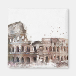 Colosseum Rome Vintage Art Magnet