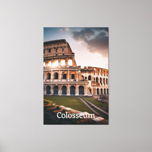 Colosseum: Rome's Majestic Wonder Canvas Print