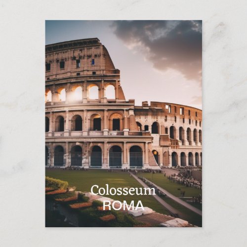 Colosseum Romes Majestic Wonder Postcard