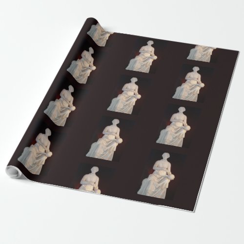 Colosseum Statue Wrapping Paper