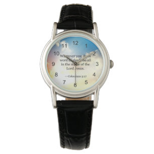 Colossian 3:17, Christian Bible Scripture Watch