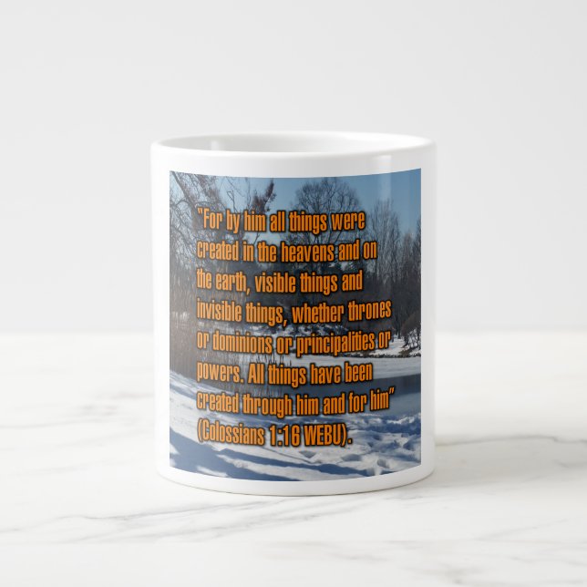 Colossians 1:16 WEBU Mug (Front)