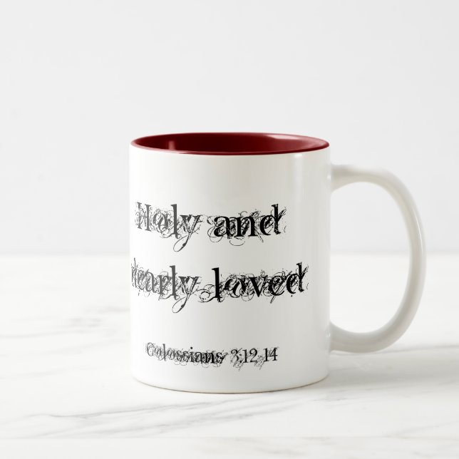 Colossians 3:12-14 mug (Right)