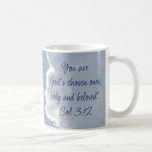 Colossians 3:12 Inspirational Bible Quote Coffee Mug