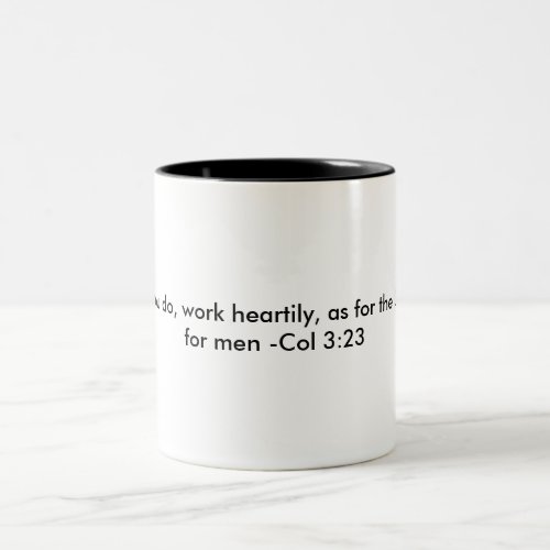 Colossians 323 Mug