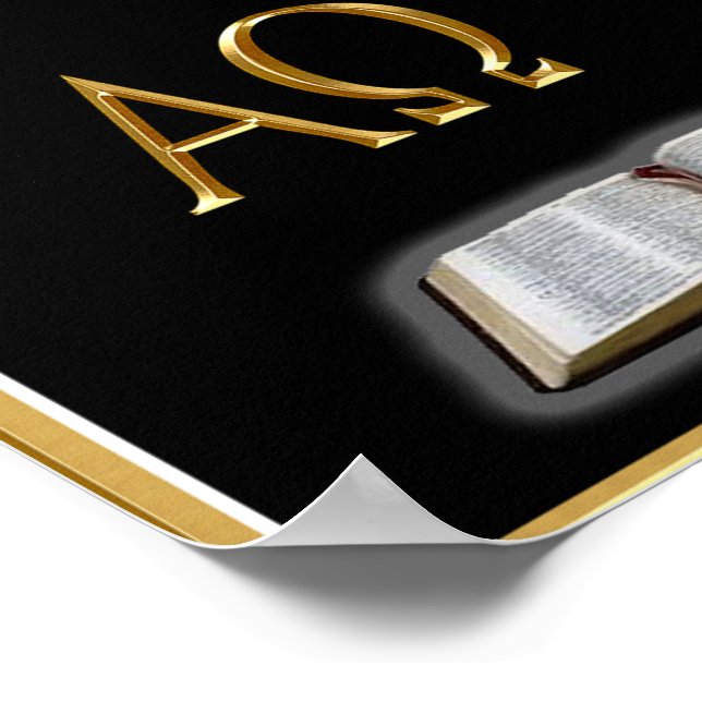 Colossians 3:23 poster (Corner)