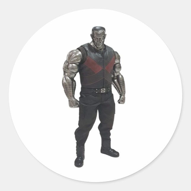 colossus classic round sticker (Front)