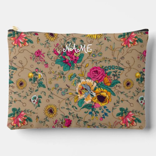 Colouful floral botanical Custom Print Cut Sew Bag