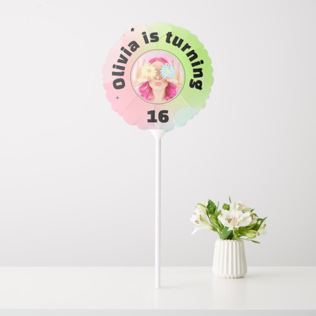 Colour Birthday  Chocolate Covered Oreo Pop Balloon (In SItu)