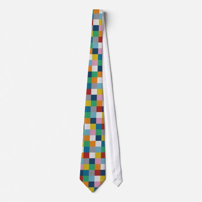 Colour Block Neck Tie (Front)