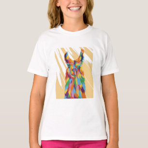 Colour Burst Llama T-Shirt