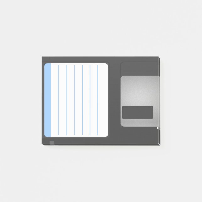 Colour Custom Floppy Post-its Post-it Notes (Front)