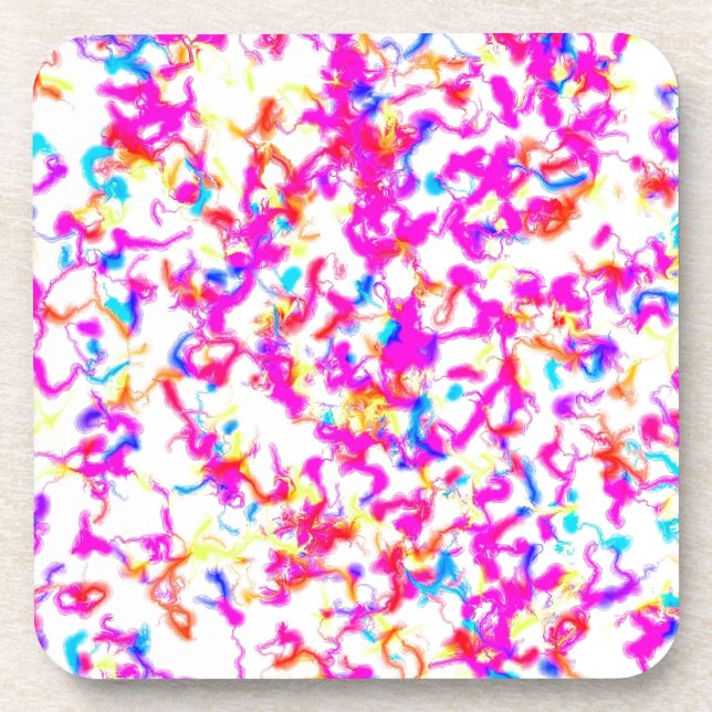 Colour explosion beverage coaster (Front)