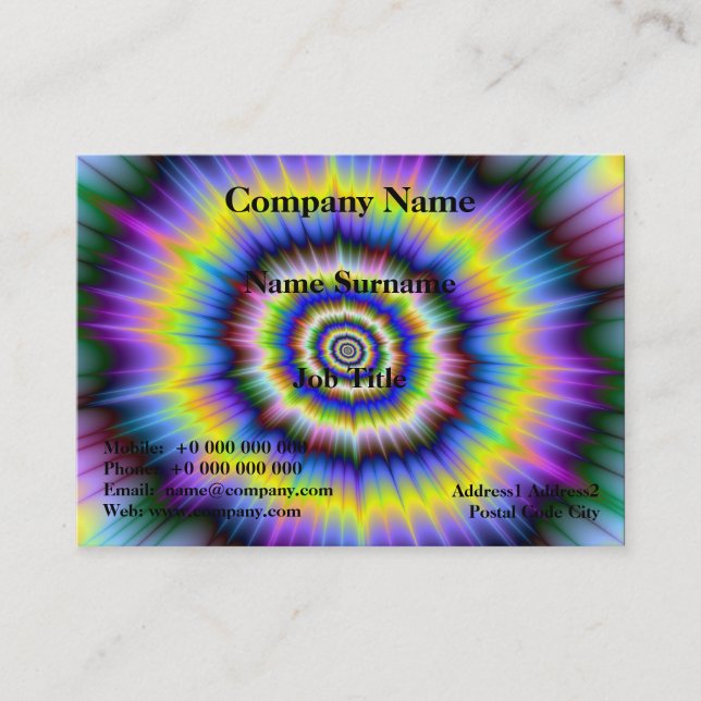 Colour Explosion Card (Front)
