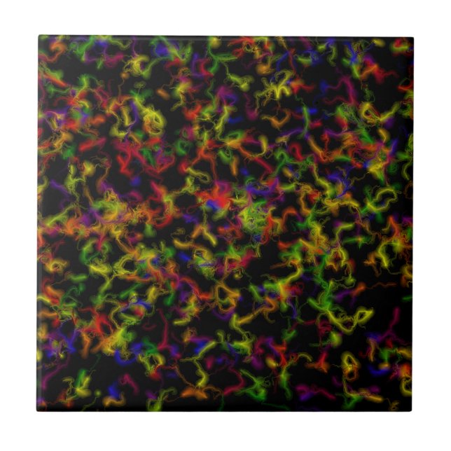 Colour explosion ceramic tile (Front)