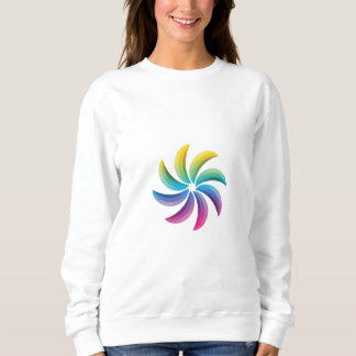 Colour ful round ring art's  sweatshirt
