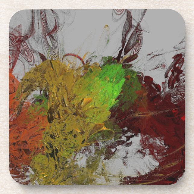 Colour Invasion Beverage Coaster (Front)