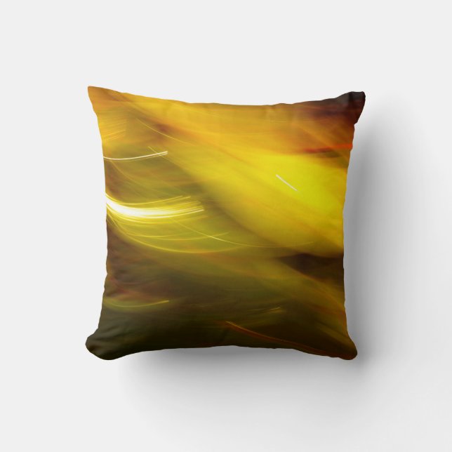 Colour multicolored abstract background,  movement throw pillow (Front)