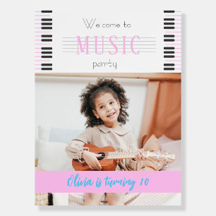 Colour Music Party Birthday Foam Board