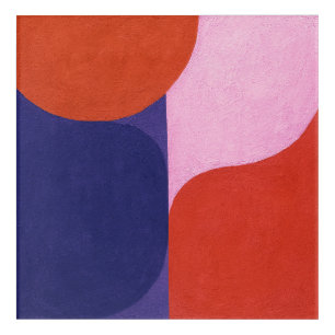 "Colour Negotiation" Colourful Abstract Art