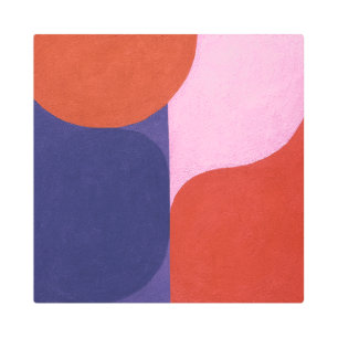 "Colour Negotiation" Colourful Abstract Art