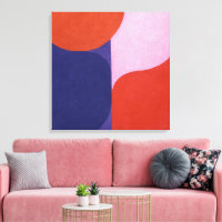 "Colour Negotiation" Colourful Abstract Art