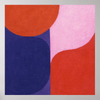 "Colour Negotiation" Colourful Abstract Art