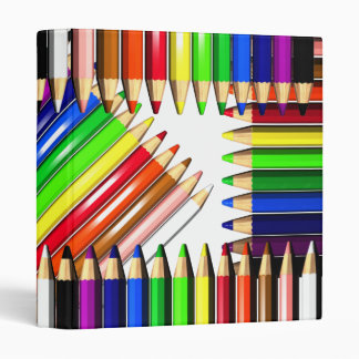 colour pencil crayons binder