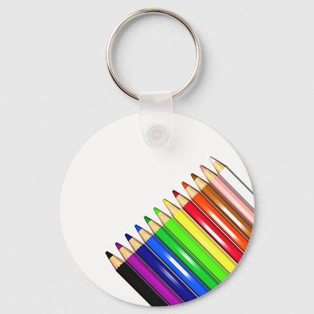 colour pencil crayons keychain (Front)