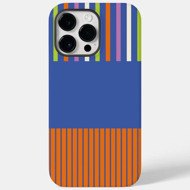 Colour Pop Stripes modern striped design Case-Mate iPhone Case (Back)