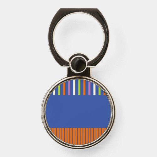 Colour Pop Stripes modern striped design Phone Ring Stand