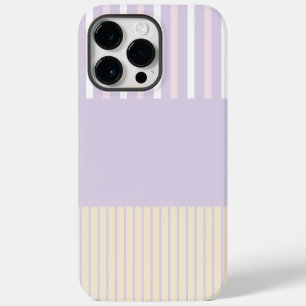 Colour Pop Stripes - Pastel Pink, Yellow & Purple Case-Mate iPhone 14 Pro Max Case