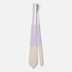 Colour Pop Stripes - Pastel Pink, Yellow & Purple Neck Tie