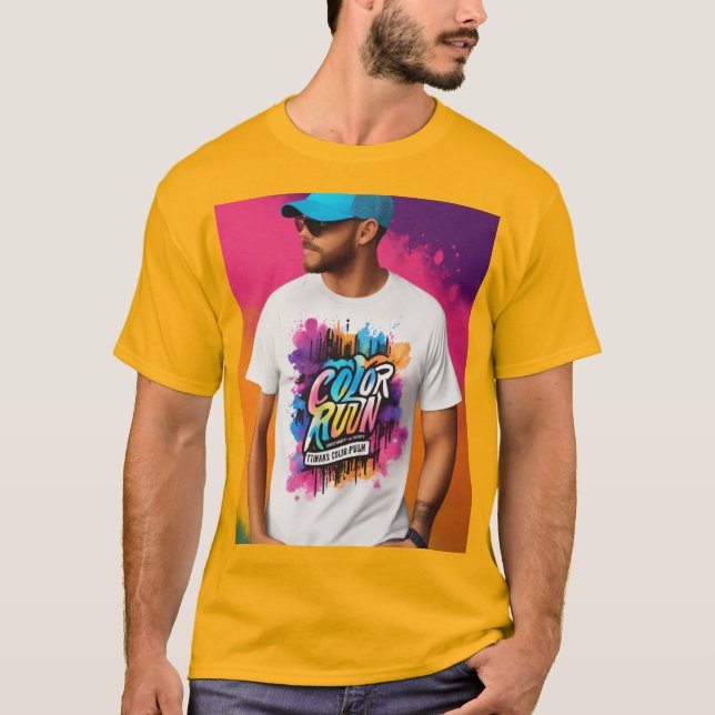 Colour run event. T-Shirt (Front)