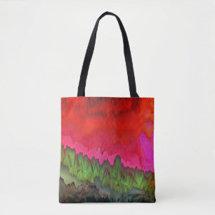 "Colour Serenade" Colourful Abstract Art  Tote Bag