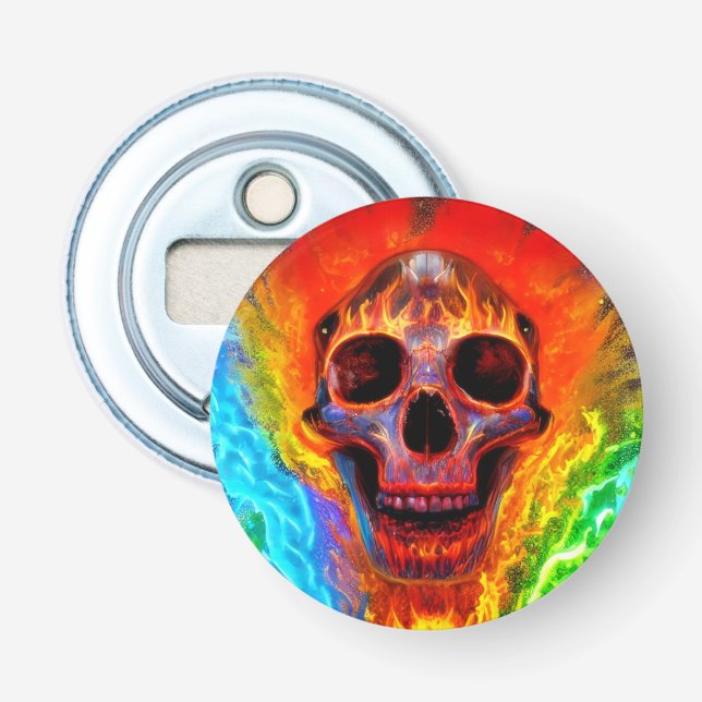 Colour Skull Bottle Opener (Front)