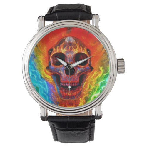 Colour Skull Watch