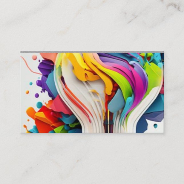 Colour slide  business card (Front)