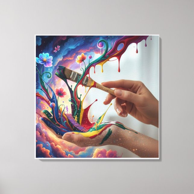 Colour Splash –by Nexa Hub Canvas Print (Front)