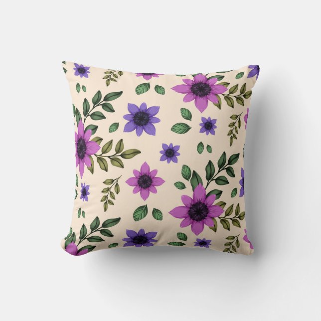 Colour Splash Comfort Throw Pillow (Front)