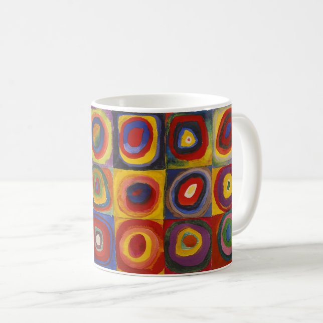 Colour Study - Wassily Kandinsky Coffee Mug (Front Right)