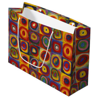 Colour Study - Wassily Kandinsky Large Gift Bag