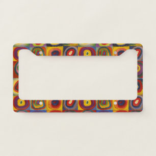 Colour Study - Wassily Kandinsky License Plate Frame