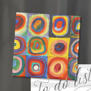 Colour Study   Wassily Kandinsky Magnet