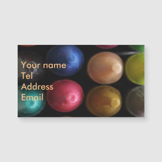 Coloured Crayons (Front)