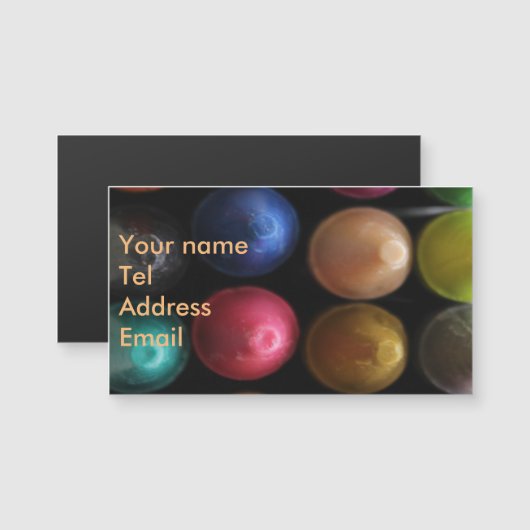 Coloured Crayons (Front/Back)