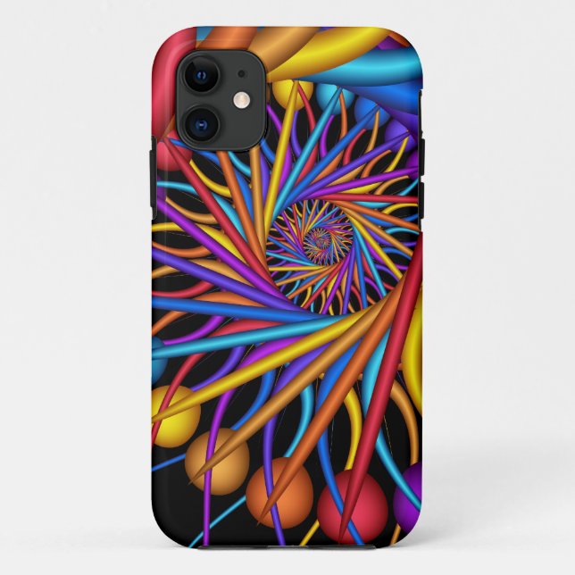 Coloured Dew Drops, Abstract iPhone 5 case (Back)