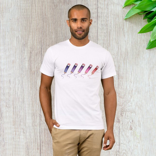 Coloured Pencils Mens T-Shirt (Creator Uploaded)